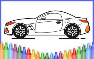 Car colouring and drawing game imagem de tela 1