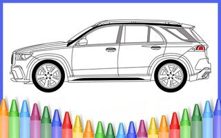 Car colouring and drawing game imagem de tela 3