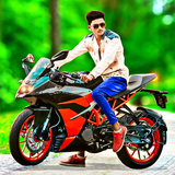 Bike photo editor and frames آئیکن