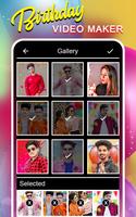 Birthday video maker with song Cartaz