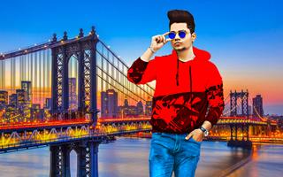 Bridge photo editor frames Cartaz