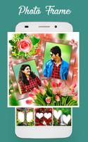 Dual photo frames love family plakat