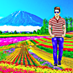 Flower hill photo editor frame