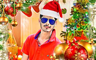 Christmas photo editor frames پوسٹر