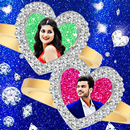 Lovely ring photo frame couple APK