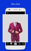 Men office suit photo editor Affiche