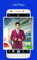 Men office suit photo editor تصوير الشاشة 1