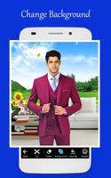 Men office suit photo editor تصوير الشاشة 3