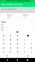 Base Calculator and Converter الملصق