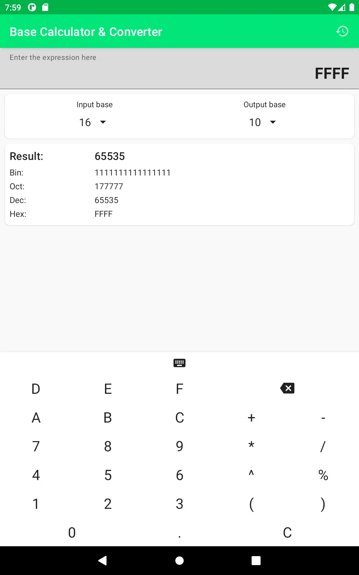 Base Calculator and Converter APK for Android Download