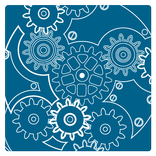 Clock Blueprint Wallpaper