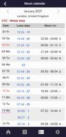 Sky Calendar 2021 تصوير الشاشة 2
