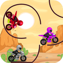 bicyclette cascade Jeux course - jeux gratuits APK