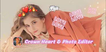 Crown Heart Photo Editor