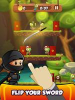 Ninja Kid vs Zombies 2 - Slash Zombies & Monsters screenshot 1