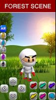 AR Ninja Kid vs Zombies Game of Augmented Reality 截图 3