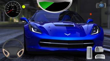 Corvette C7 Driving Simulator Affiche