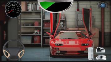 Drive Lambo Diablo Racing Simulator Affiche