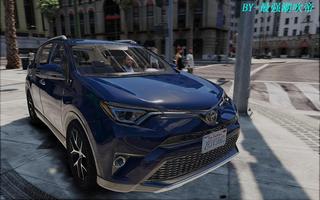 Driving Rav 4 SUV Car Simulator Affiche