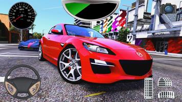 Driving Mazda RX8 Simulator Affiche