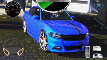 Drive Dodge Charger Muscle Car Simulator capture d'écran 1