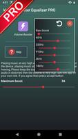 volume booster-equalizer PRO screenshot 1