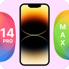Launcher for iPhone 14 Pro Max Zeichen