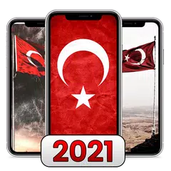 Türk Bayrağı Duvar Kağıdı Icon