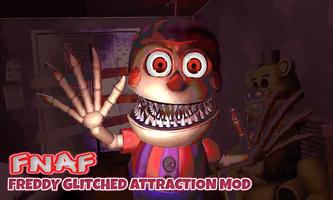 FNAF glitched Attraction MCPE poster