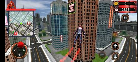 Super Heroes Flying poster