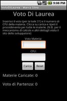 Voto Di Laurea capture d'écran 1