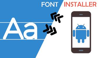 Font Installer plakat