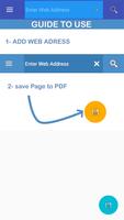Web To PDF Saver Ekran Görüntüsü 1