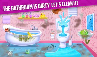 برنامه‌نما Messy House Cleaning Game عکس از صفحه