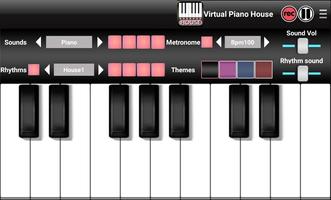 Virtual Piano Electro House Poster