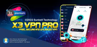 X3 VPN Pro - Private & Secure