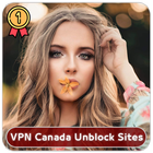 آیکون‌ Super VPN Canaada-Get free Canadian IP - Free VPN