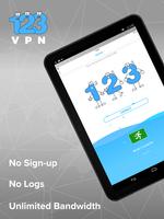 Unlimited FREE VPN - 123VPN capture d'écran 3