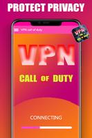 VPN for Call of Duty mobile game free royal pass Affiche