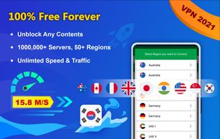 VPN Korea - A Free VPN App & Unlimited VPN Proxy स्क्रीनशॉट 1