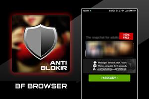 BF Browser Anti Blokir Situs Affiche