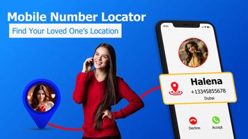 GPS Mobile Number locator App پوسٹر