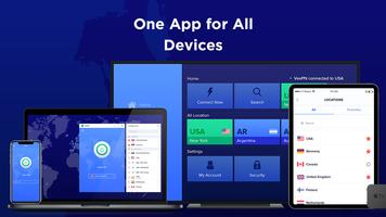 Unlimited VPN Proxy by VeePN تصوير الشاشة 3