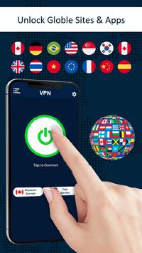 VPN – 100% Free Proxy, Speed, Secured screenshot 1