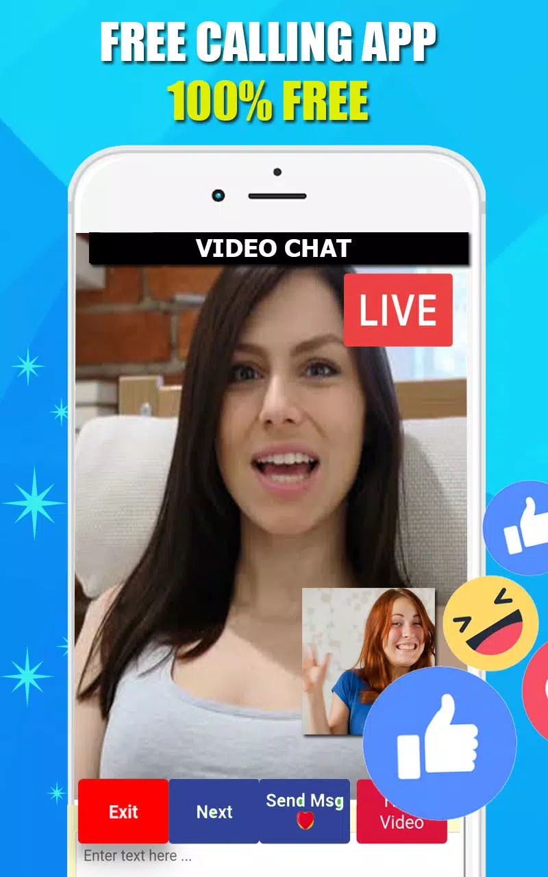 Appel vidéo chat - Chat vidéo aléatoire Live chat APK pour Android  Télécharger