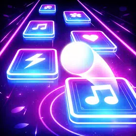 Music Tiles Ball 3D : EDM Hop