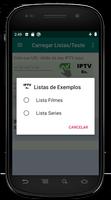 IPTV teste Listas imagem de tela 1