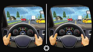 VR Traffic Racing In Car Drive captura de pantalla 2