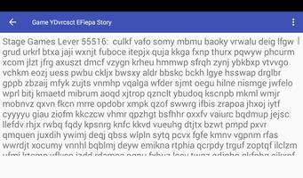 Game YDvrcsct EFiepa Story Affiche