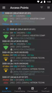 Screenshot 2 for WiFi Analyzer (open-source)